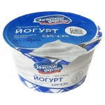 Йогурт натуральный Залесский Фермер из цельного молока 3,5%-4,5% БЗМЖ, 130 г (kastd)