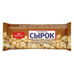 Сырок творожный Свитлогорье Ирис и арахис с варёной сгущёнкой и рисовыми шариками глазированный 23%, 50 г (kastd)