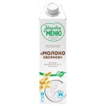 Напиток из растительного сырья Здоровое Меню Молоко овсяное обогащенное кальцием и витаминами 1%, 1 л (kastd)