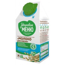 Напиток из растительного сырья Здоровое Меню Молоко рисовое обогащенное кальцием и витаминами 1%, 500 мл (kastd) в магазинах Ашан