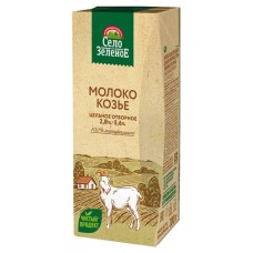 Молоко питьевое Село Зеленое ультрапастеризованное козье 2,8-5,6% БЗМЖ, 200 мл (kastd) в магазинах Ашан