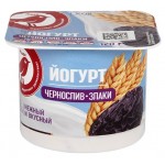 Йогурт АШАН Красная птица с черносливом и злаками 2% БЗМЖ, 120 г (kastd)