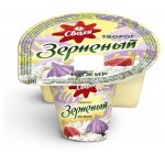 Творог зерненый Сваля с инжиром БЗМЖ, 130 г (kastd)