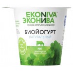Биойогурт EkoNiva натуральный 3,2%, 125 г (kastd)