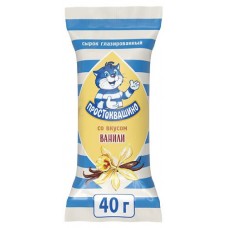 Сырок глазированный Простоквашино ваниль 23% БЗМЖ, 40 г (kastd) в магазинах Ашан
