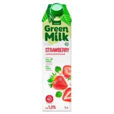 Напиток растительный Green Milk клубника, 1 л (kastd) в магазинах Ашан