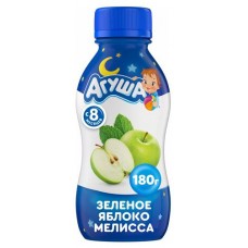 Йогурт детский Агуша яблоко зеленое-мелисса с 8 мес. 2,7%, 200 г (kastd) в магазинах Ашан