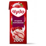 Коктейль молочный Чудо ягодное мороженое 2% БЗМЖ, 200 мл (kastd)