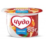 Десерт Чудо творожный взбитый пастеризованный персик 5.8%, 85 г (kastd)