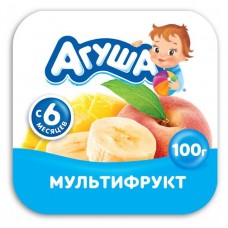 Творог детский Агуша фруктовый мультифрукт 3,9%, 100 г (kastd) в магазинах Ашан