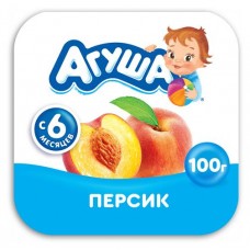 Творог детский Агуша фруктовый персик 3,9%, 100 г (kastd) в магазинах Ашан
