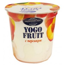 Йогурт YOGO FRUIT двухслойный с персиком 2,5% БЗМЖ, 150 г (kastd) в магазинах Ашан