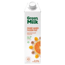 Напиток растительный Green Milk Соевый апельсин-манго-маракуйя, 1 л (kastd) в магазинах Ашан