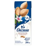 Напиток на овсяной основе Овсяша Миндальный 1,5%, 200 мл (kastd)