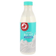 Йогурт питьевой АШАН Красная птица натуральный 2,5% 750 мл (kastd) в магазинах Ашан