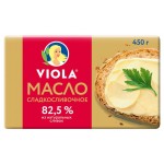 Масло сливочное Viola Традиционное 82,5%, 450 г (kastd)
