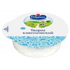 Творог Савушкин классический 1% БЗМЖ, 300 г (kastd) в магазинах Ашан