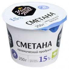 Сметана Углече Поле 15% БЗМЖ, 250 г (kastd) в магазинах Ашан