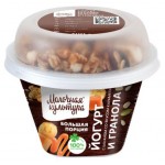 Йогурт Молочная культура с бананом со вкусом карамели и гранолой с изюмом 2,7-3,5% БЗМЖ, 190 г (kastd)