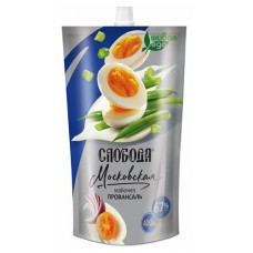 Майонез Слобода Московская Провансаль 67%, 400 мл (kastd) в магазинах Ашан