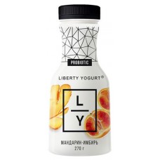 Йогурт питьевой Liberty Мандарин-куркума-имбирь БЗМЖ, 270 г (kastd) в магазинах Ашан