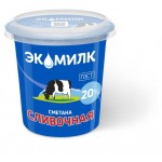 Сметана Экомилк Сливочная 20%, 315 г (kastd) Сметана Экомилк Сливочная 20%, 315 г (kastd)