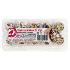 Яйца перепелиные АШАН Красная птица, 10 шт (kastd) в магазинах Ашан