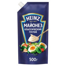 Майонез классический Heinz густой 67% БЗМЖ, 500 г (kastd) в магазинах Ашан
