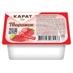 Творожок Карат клубника 9%, 100 г (kastd)