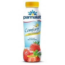 Биойогурт питьевой Parmalat Comfort клубника безлактозный 1,5% БЗМЖ, 290 г (kastd) в магазинах Ашан