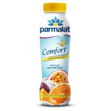 Биойогурт питьевой Parmalat Comfort безлактозный апельсин маракуйя 1,5% БЗМЖ, 290 мл (kastd) в магазинах Ашан