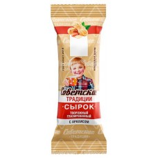 Сырок творожный Советские традиции глазированный с арахисом 26% БЗМЖ, 45 г (kastd) в магазинах Ашан