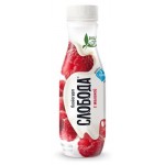 Йогурт питьевой Слобода с малиной 2% БЗМЖ, 260 г (kastd)