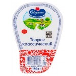 Творог Савушкин классический 9%, 180 г (kastd)