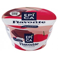 Десерт творожный EPICA Flavorite вишня-шоколад 8,1%, 130 г (kastd) в магазинах Ашан