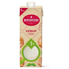 Кефир Вкуснотеево 1%, 1 кг (kastd) в магазинах Ашан