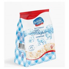 Творог Залесский Фермер Фермерский натуральный 9% БЗМЖ, 500 г (kastd) в магазинах Ашан