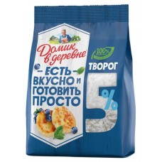 Творог рассыпчатый Домик в деревне 5% БЗМЖ, 435 г (kastd) в магазинах Ашан