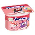 Йогурт Растишка густой обогащенный клубника 3%, 110 г (kastd)