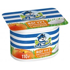 Йогурт Простоквашино с персиком 2,9% БЗМЖ, 110 г (kastd) в магазинах Ашан