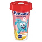 Йогурт питьевой Растишка с бананом 2.8% БЗМЖ, 190 г (kastd)