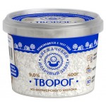 Творог Киржачский МЗ ГОСТ 9% БЗМЖ, 400 г (kastd)