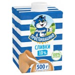 Сливки Простоквашино ультрапастеризованные 10% БЗМЖ, 500 г (kastd) Сливки Простоквашино ультрапастеризованные 10% БЗМЖ, 500 г (kastd)