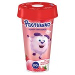 Йогурт питьевой Растишка со вкусом малинового мороженого 2,8%, 190 г (kastd)