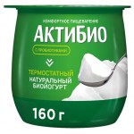 Йогурт АктиБио термостатный натуральный 3,5% БЗМЖ 160 г (kastd)