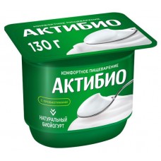 Йогурт АктиБио натуральный 3,5% БЗМЖ 130г (kastd) в магазинах Ашан