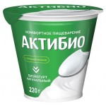 Йогурт АктиБио натуральный 3,5% БЗМЖ 220 г (kastd)