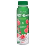 Йогурт питьевой АктиБио с малиной и гранатом 1,5% БЗМЖ 260 г (kastd)