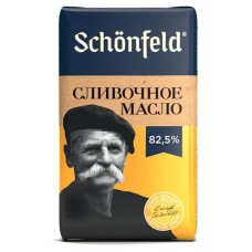 Масло сливочное Schonfeld 82,5%, 180 г (kastd) в магазинах Ашан