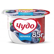 Десерт творожный Чудо взбитый с черникой 5,8% БЗМЖ, 85 г (kastd) в магазинах Ашан